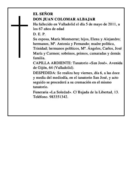 Don Juan Colomar Albajar