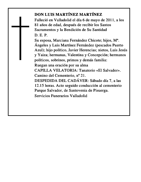 Don Luis Martínez Martínez