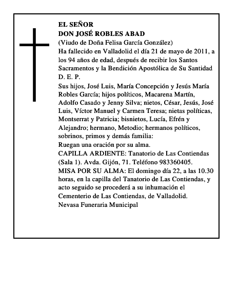 Don José Robles Abad