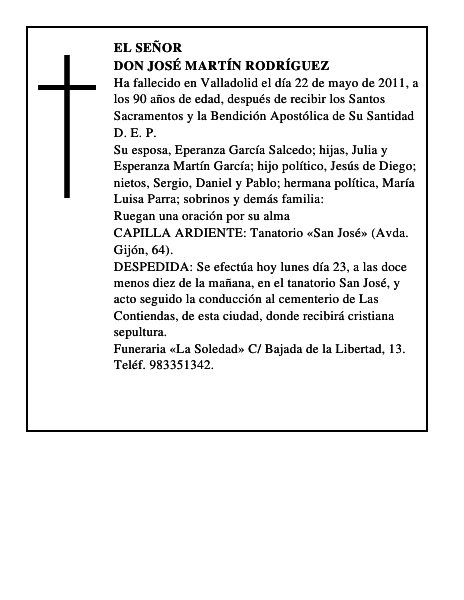 Don José Martín Rodríguez
