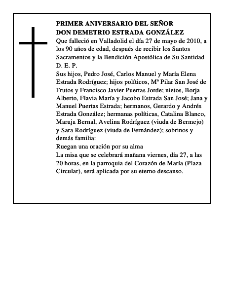 Don Demetrio Estrada González