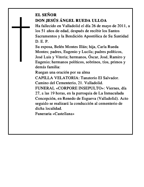 Don Jesús Ángel Rueda Ulloa