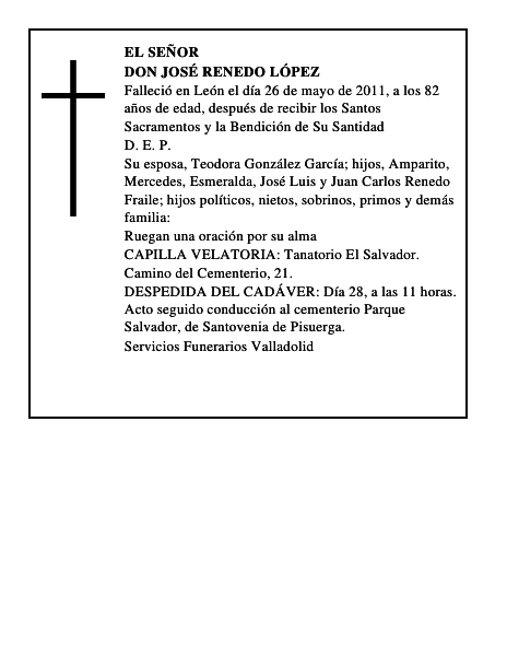 Don José Renedo López