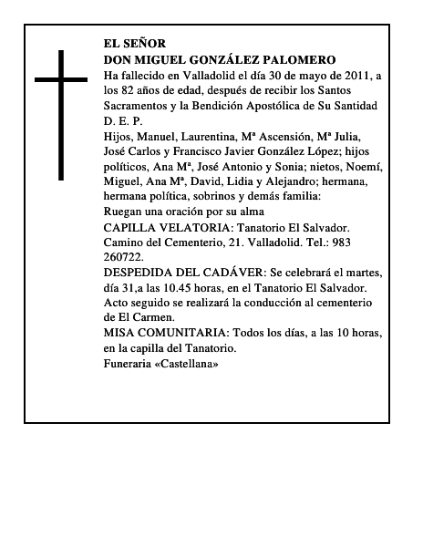 Don Miguel González Palomero