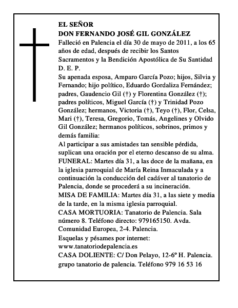 Don Fernando José Gil González