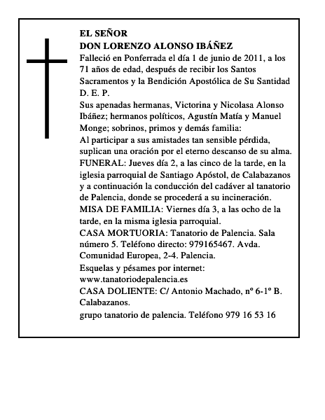 Don Lorenzo Alonso Ibáñez