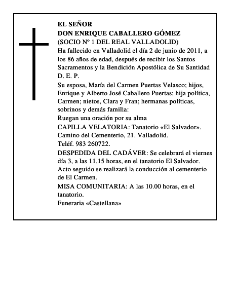 Don Enrique Caballero Gómez