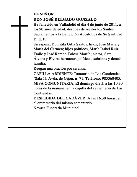 Don José Delgado Gonzalo