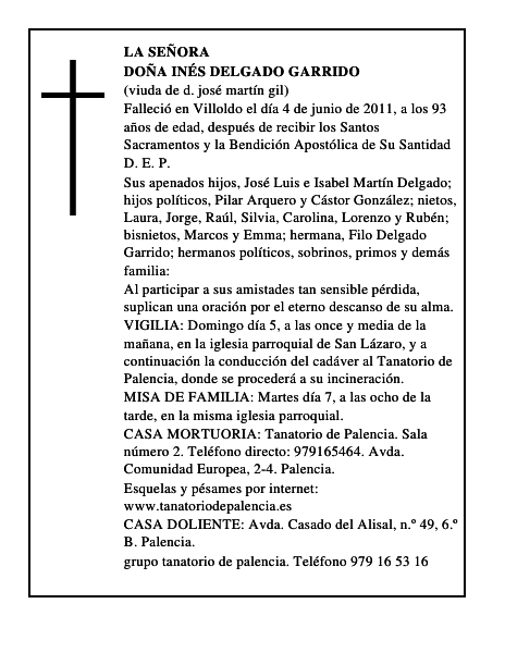 Doña Inés Delgado Garrido