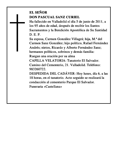 Don Pascual Sanz Curiel