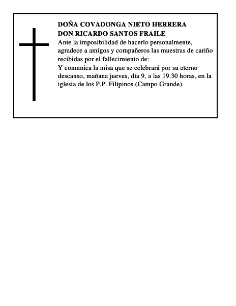 Don Ricardo Santos Fraile