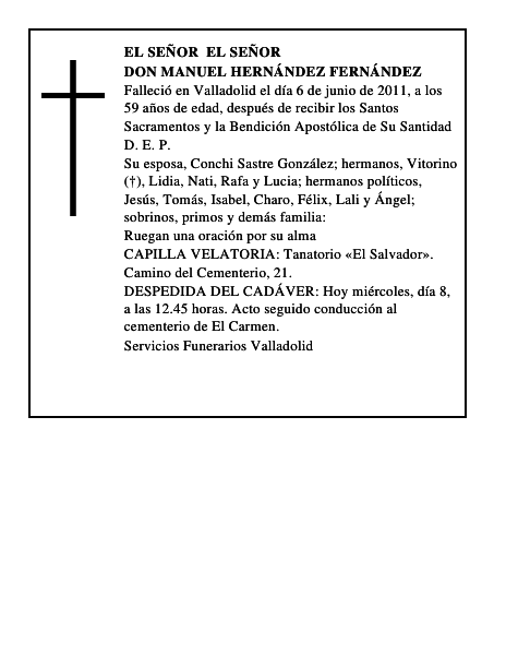 Don Manuel Hernández Fernández