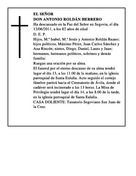 Don Antonio Roldán Herrero