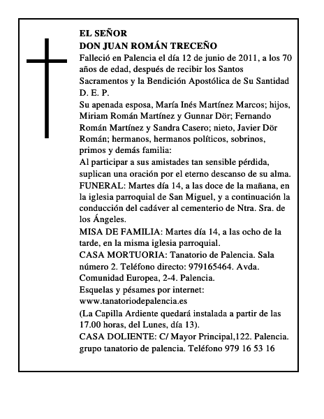 Don Juan Román Treceño