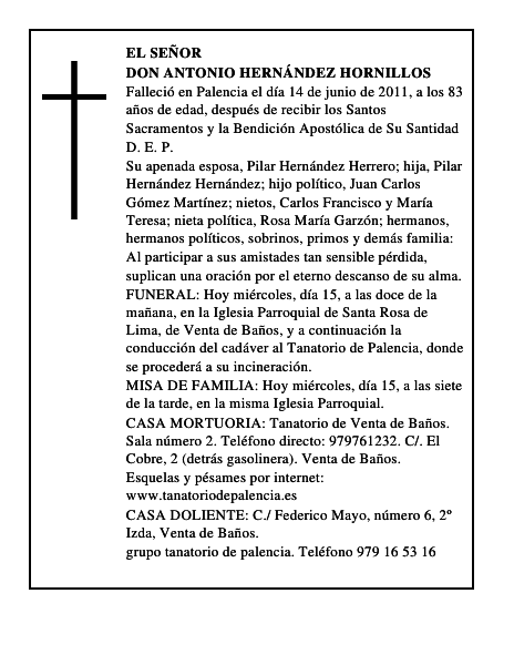 Don Antonio Hernández Hornillos