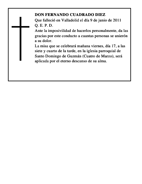 Don Fernando Cuadrado Diez
