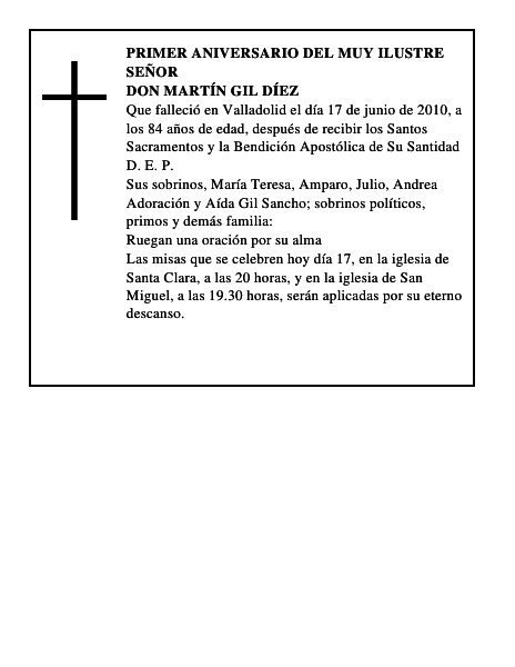 Don Martín Gil Díez