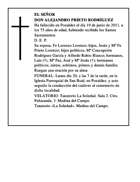 Don Alejandro Prieto Rodríguez