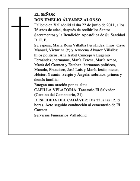 Don Emelio Álvarez Alonso