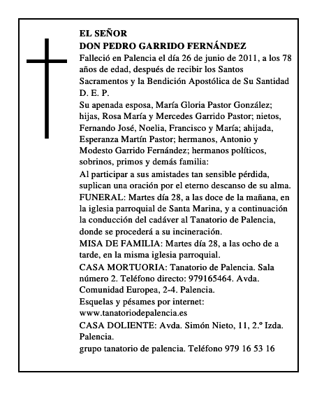 Don Pedro Garrido Fernández
