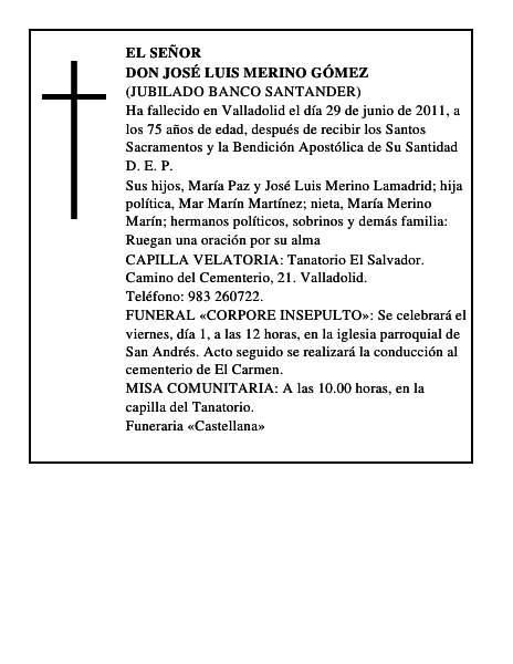 Don José Luis Merino Gómez