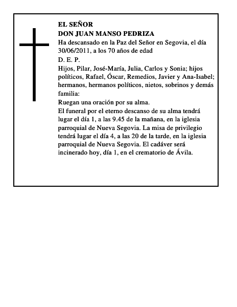 Don Juan Manso Pedriza