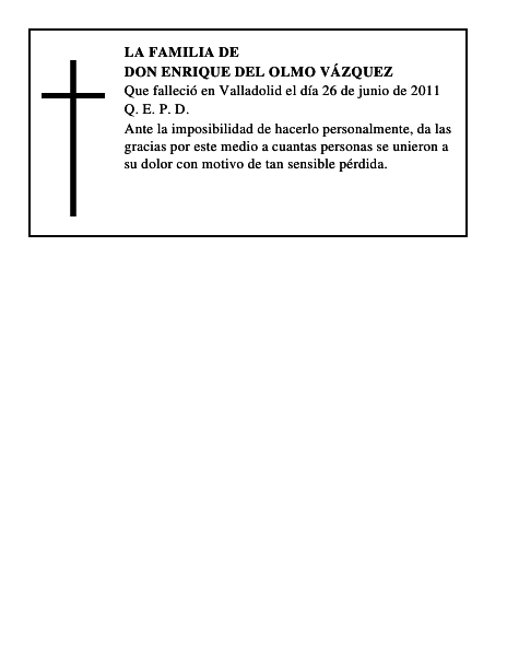 Don Enrique del Olmo Vázquez
