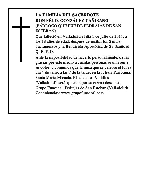 Don Félix González Cañibano