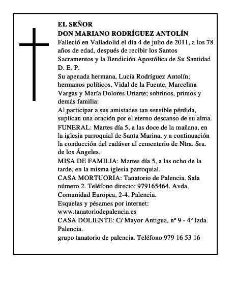 Don Mariano Rodríguez Antolín