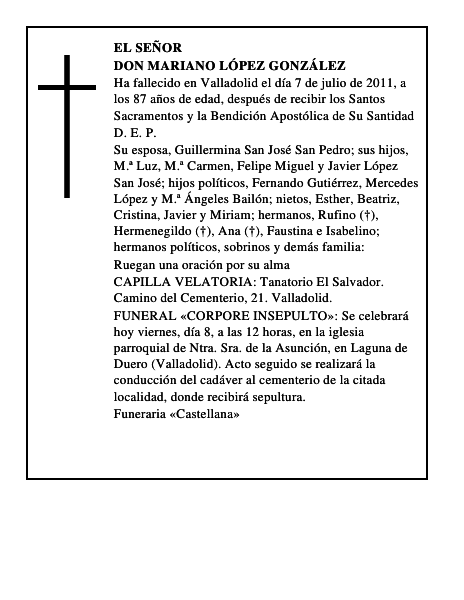 Don Mariano López González