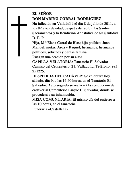 Don Marino Corral Rodríguez