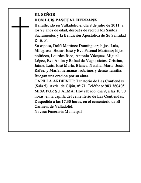 Don Luis Pascual Herranz