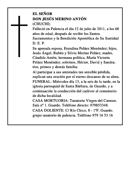 Don Jesús Merino Antón
