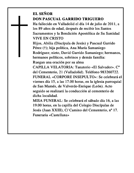 Don Pascual Garrido Triguero