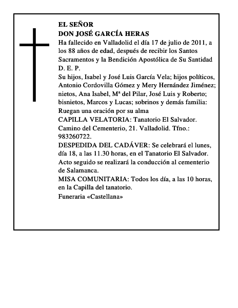 Don José García Heras