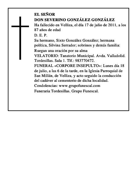Don Severino González González
