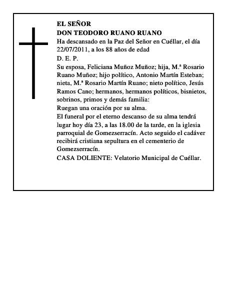 Don Teodoro Ruano Ruano