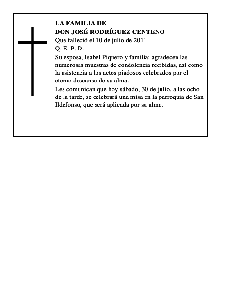 Don José Rodríguez Centeno