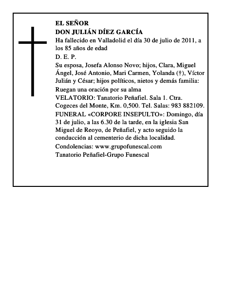 Don Julián Díez García