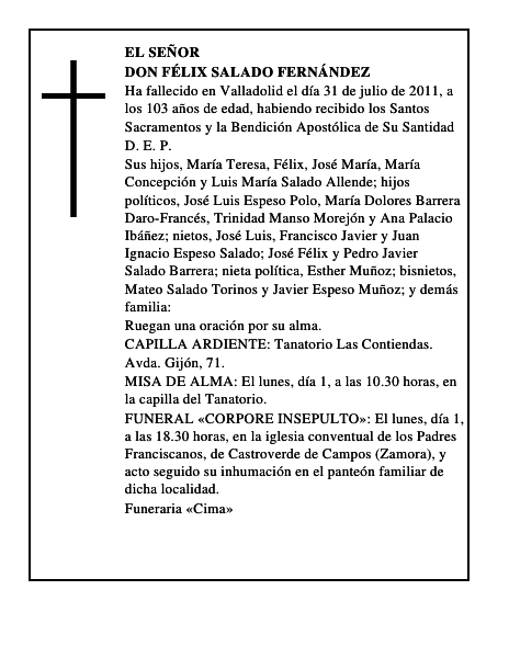 Don Félix Salado Fernández