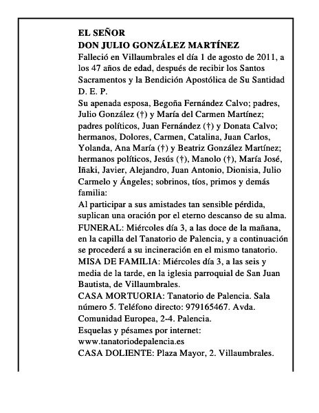 Don Julio González Martínez