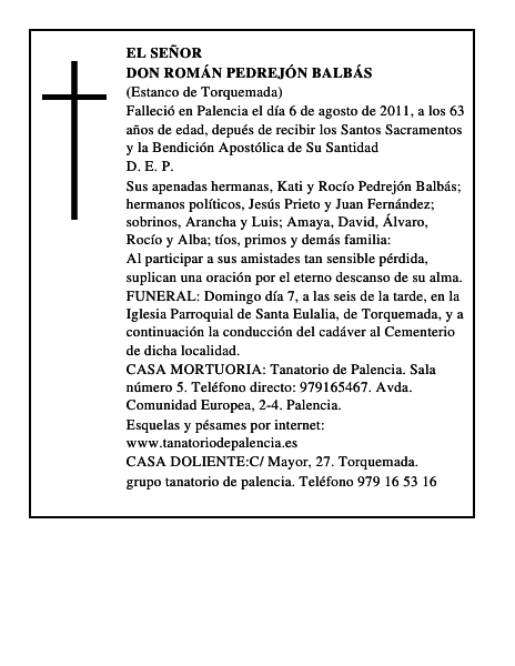 Don Román Pedrejón Balbás
