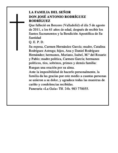 Don José Antonio Rodríguez Rodríguez