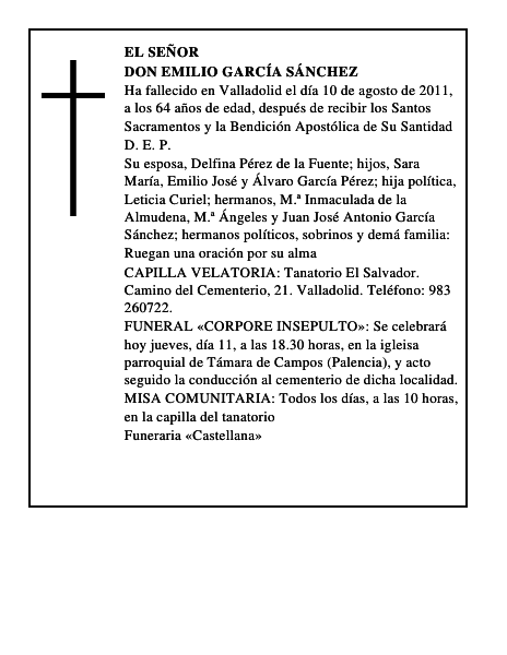Don Emilio García Sánchez