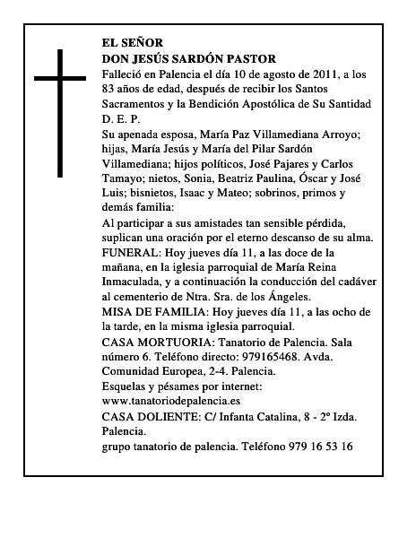Don Jesús Sardón Pastor