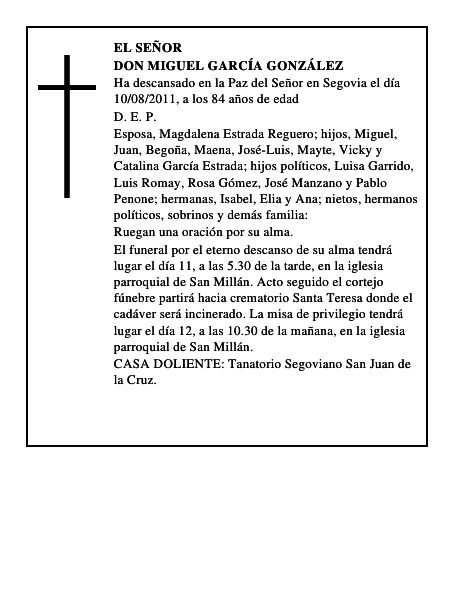 Don Miguel García González