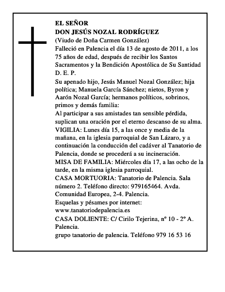 Don Jesús Nozal Rodríguez
