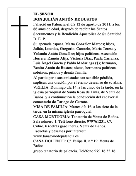 Don Julián Antón de Bustos