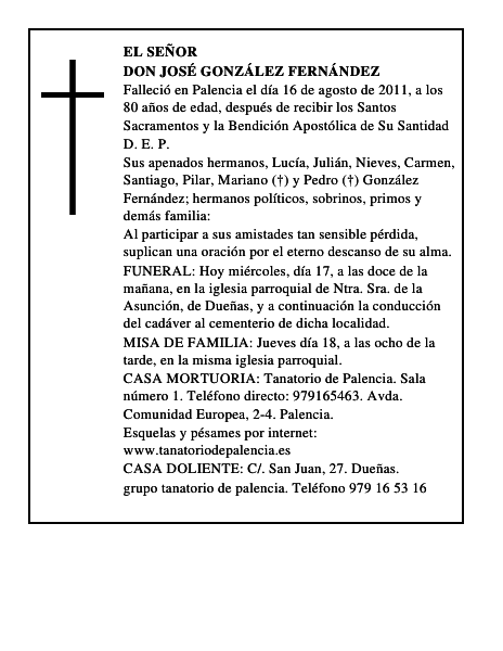 Don José González Fernández