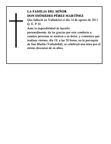 Don Diómedes Pérez Martínez